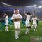 Para pemain Real Madrid meluapkan kegembiraan seusai