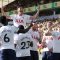 Selebrasi Son Heung-min setelah mencetak
