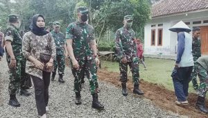 Danrem 061/SK Tinjau TMMD ke-113 di Desa Cikangkung Sukabumi