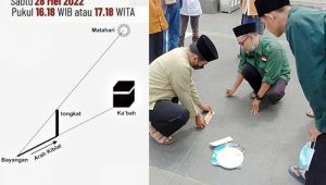 Fenomena Matahari Melintas Tepat di Atas Kabah, Cek Arah Kiblat Sore Ini