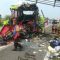 Kecelakaan bus pariwisata di Jalan Tol Surabaya-Mojokerto