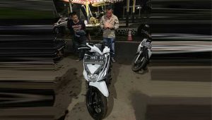 Honda Beat Ditinggal di Kuburan Sawah Bera Sukabumi, Diduga Motor Hasil Curian