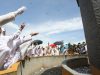 Sejumlah calon jamaah haji dan
