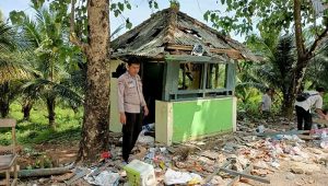 Polres Sukabumi Periksa Empat Perusak Tolgate Ujung Genteng