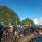 ARUS BALIK. Suasana di Jalan Pantura Kota Cirebon
