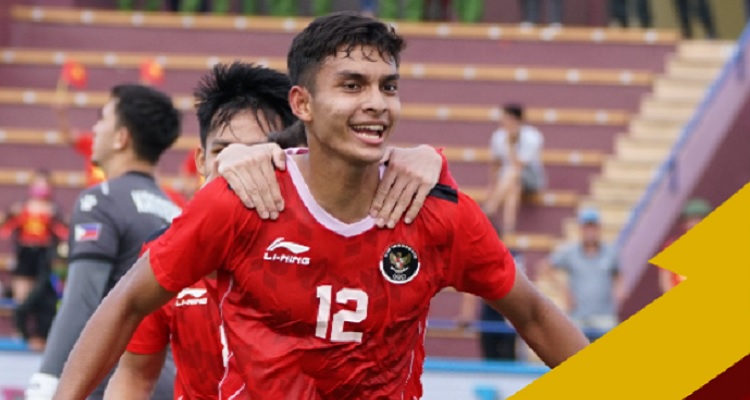 Muhammad Ridwan membuka keunggulan Indonesia atas Filipina