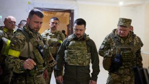 Rusia Serang Jantung Ibu Kota Ukraina, Tank Baja Amerika Terbakar 5 Tewas