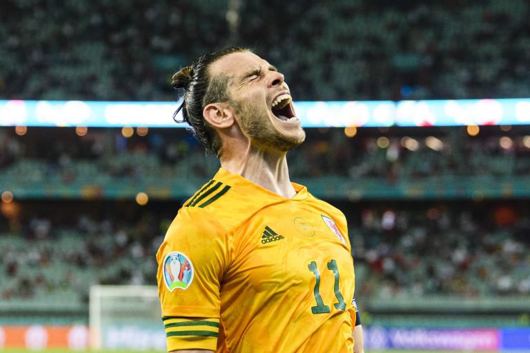 Kapten Wales Gareth Bale. -