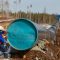 Seorang pekerja dari Perusahaan gas Rusia,
