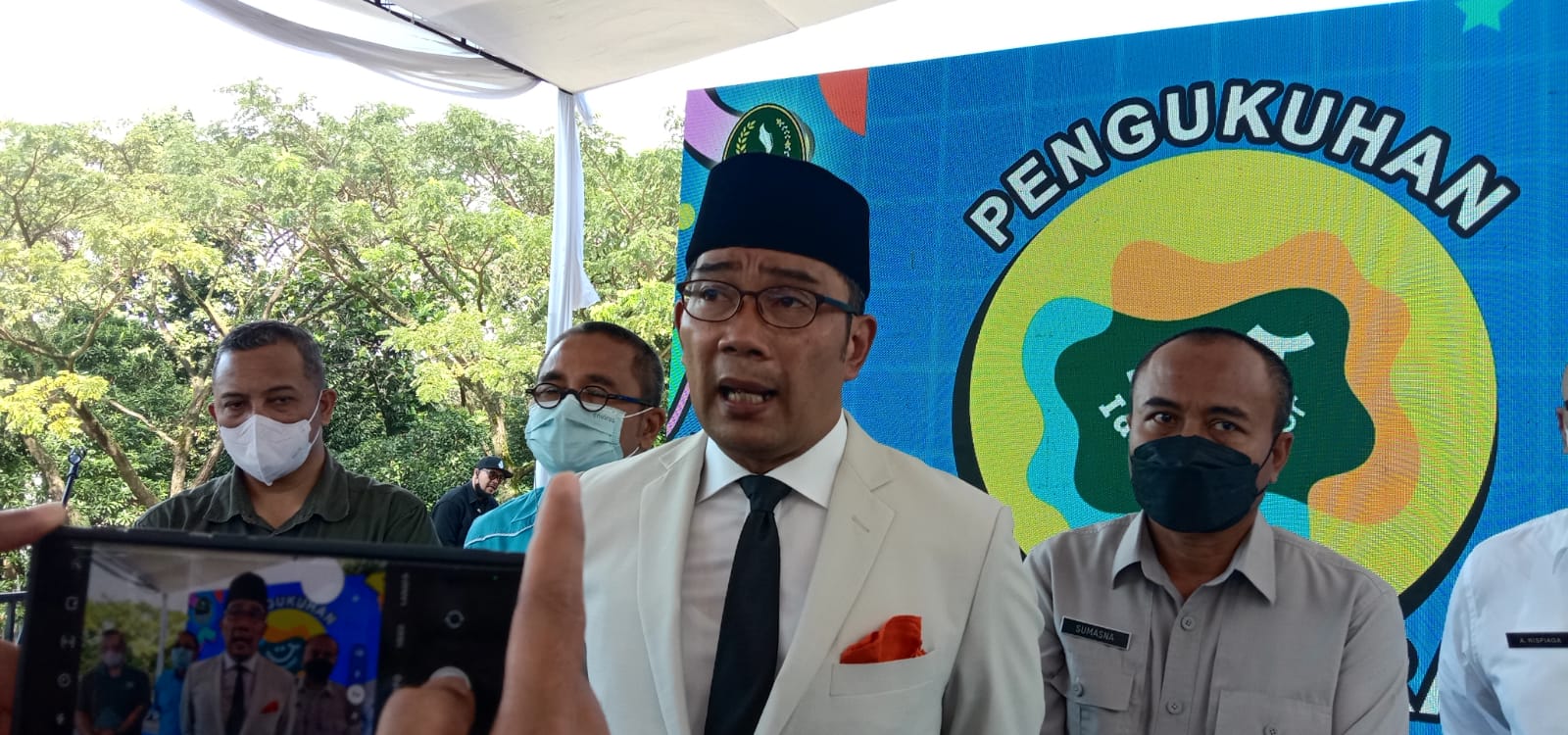 Gubernur Jawa Barat, Ridwan Kamil, Selasa