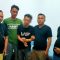 Pelaku saat diamankan jajaran kepolisian polsek Jampang