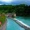 Situasi wilayah sungai Aare Bern Swiss dikabarkan mendung dan turun hujan.