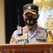 Kapolres Sukabumi AKBP Dedy Darmawansyah saat memimpin apel pagi personel Polres Sukabumi di Mapolres Sukabumi.