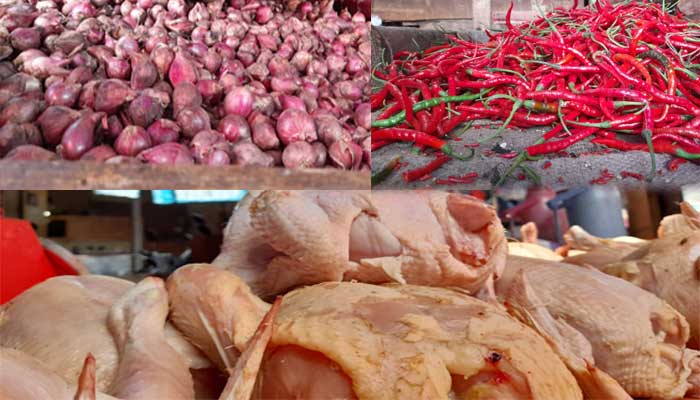 Bawang Merah Naik, Daging Ayam Turun