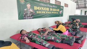 Kodim 0607 Kota Sukabumi Gelar Baksos Donor Darah