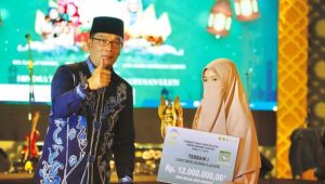 Peserta Asal Kota Sukabumi, Raih Penghargaan Terbaik di MTQ XXXVII Tingkat Jabar