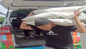 Paskas Sukabumi Distribusikan 5,5 Ton Beras