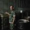 Petugas TNI dari Kodim 0607 Kota Sukabumi saat menunjukan ribuan liter solar di gudang