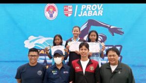 Atlet Renang Kota Sukabumi Sumbang Dua Medali Perak dan Empat Perunggu