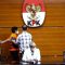 Konferensi pers ditetapkannya Mardani Maming