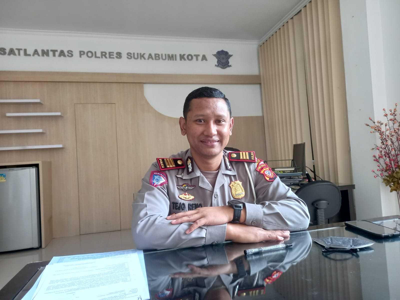 Kasatlantas Polres Sukabumi Kota, AKP Tejo Reno Indratno