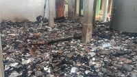 Kondisi Pondok Pesantren (Ponpes) Al-Islah terbakar di Kampung Cibitung