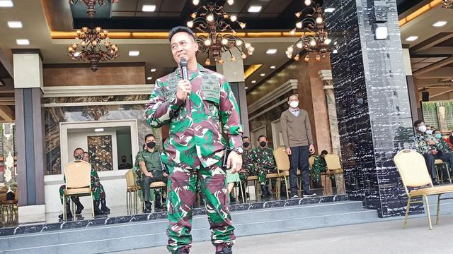 Panglima TNI Andika Perkasa di Halaman