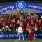 Skuad Bali United saat merayakan