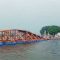 Jembatan apung Waduk Cicalincing