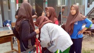 Pelajar MAN 2 Palabuhanratu Sukabumi Terjun di Flying Fox dalam MPLS
