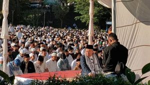 Jamaah Muhammadiyah Bogor shalat Idul Adha di Lapangan Sempur