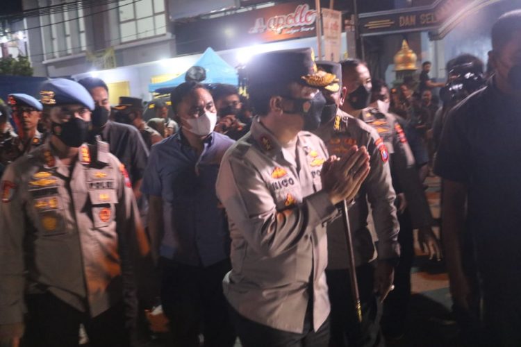 Kapolda Jatim Irjen Pol Nico Afinta saat berada di Jombang
