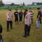 Kapolsek Cisaat, AKP Deden Sulaeman saat mendatangi kejadian lokasi pemain sepak bola
