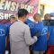 Kapolres Sukabumi AKBP Dedy Darmawansyah saat jumpa pers