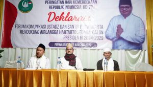Dukung Airlangga Capres, Kiai Aos : Banyak Kerja dan Tak Suka Pencitraan