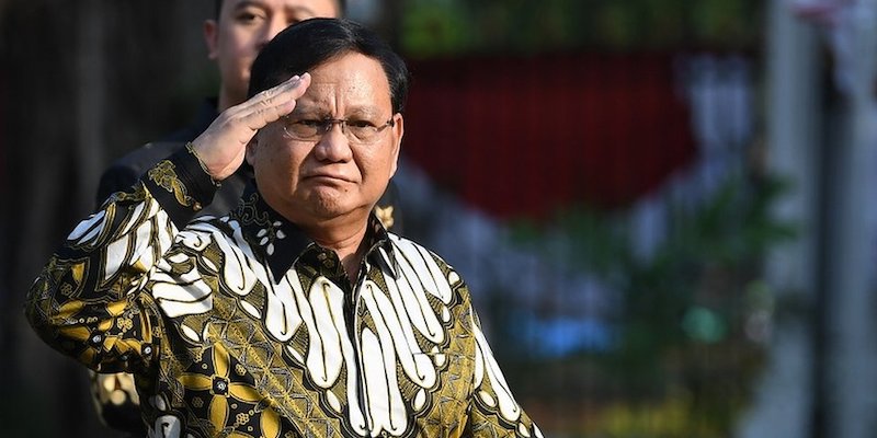 Ketua Umum Partai Gerindra Prabowo