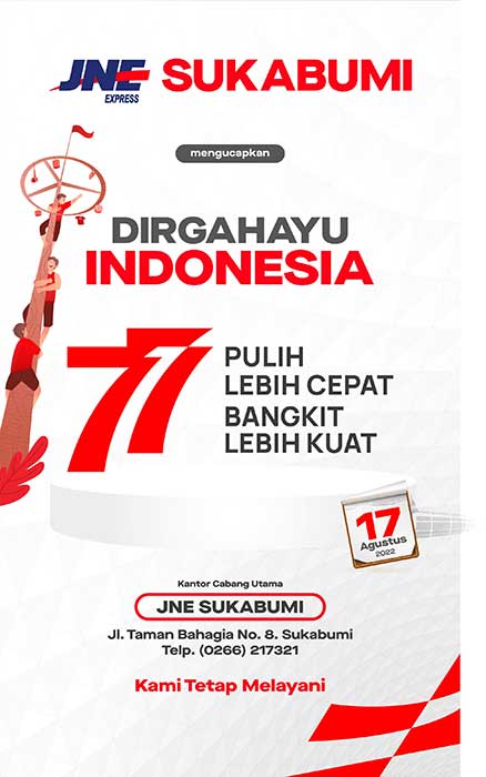 Dirgahayu Republik Indonesia ke-77 JNE