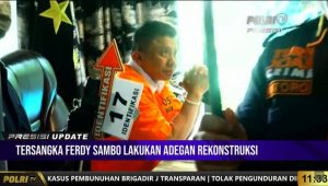 Takut Emosi, Ferdy Sambo Tangan Dibogol dengan Peragakan Adegan Rekonstruksi