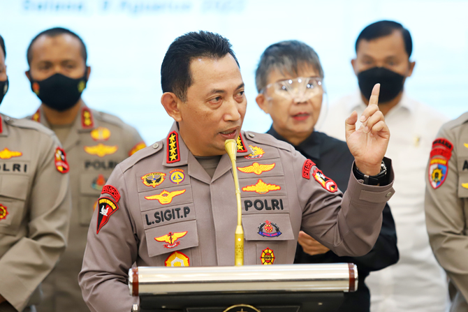 Kapolri Jenderal Pol Listyo Sigit Prabowo