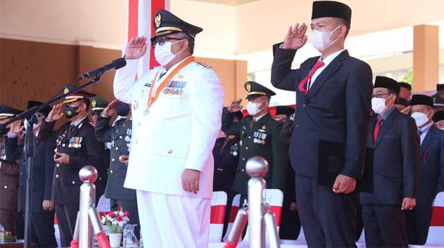 Peringatan HUT RI ke 77 di Kabupaten Sukabumi