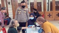 Gerai Vaksinasi Presisi Polres Sukabumi Kota Sasar Jemaah Gereja Santo Yoseph