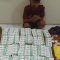 Salah satu pemuda yang kedapatan menjual obat terlarang di wilayah parakansalak.