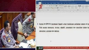 Viral Teriakan ‘Sayang’ Terdengar Saat Rapat Dengar Pendapat DPR, Wajah Kapolri Langsung Begini