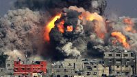 Sadis, Israel Kembali Bombardir Gaza, Puluhan Orang Tewas,  6 Anak-anak