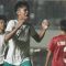 Kafiatur Rizky merayakan golnya pada final Piala AFF U-16 2022 antara Indonesia vs Vietnam