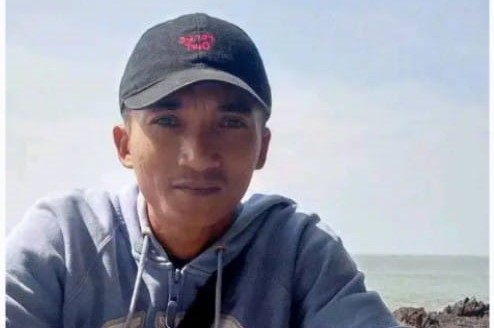 Salman, (35) sosok pria warga Kampung Legok Loa Desa Cibuntu Kecamatan Simpenan Kabupaten Sukabumi, ditemukan