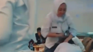 Viral Wanita Bekasi Diduga Pegawai Honorer Karaokean Bareng Lurah Pakai Baju SMA