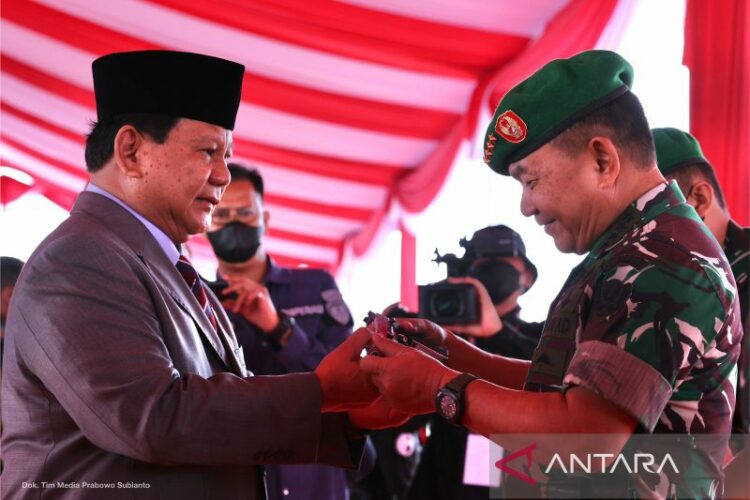 Menteri Pertahanan (Menhan) RI Prabowo