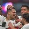 Bek Portugal Diogo Dalot (tengah)