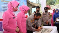SMK Yang Dibangun Bhabinkamtibmas Polsek Cibadak Diresmikan Kapolda